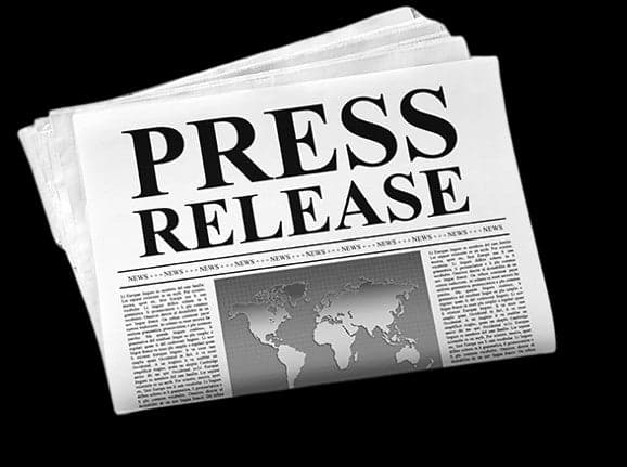 Press release newspaper