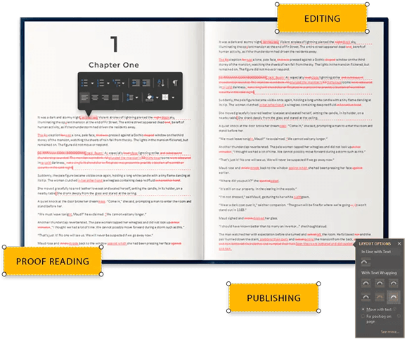 Editing services preview