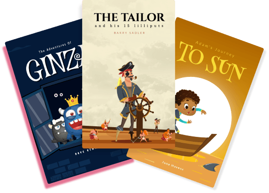 Book cover samples displayed by Publishing Pedia